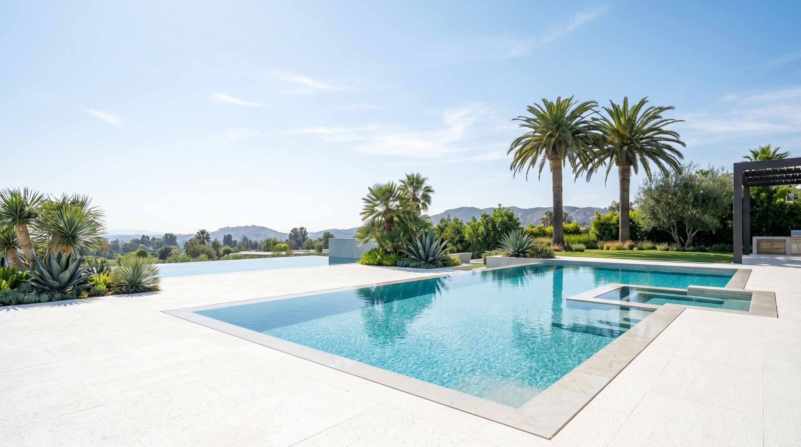 Luxury pool in Los Angeles